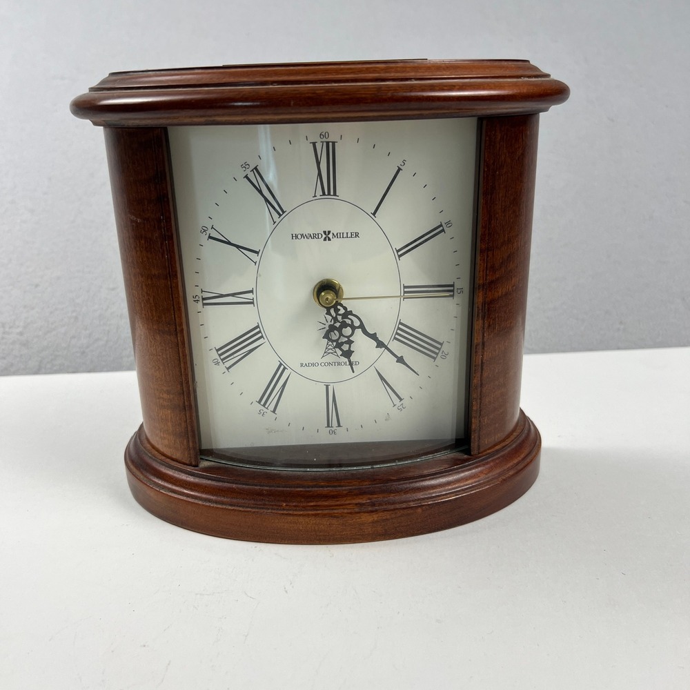 Howard Miller Mantle Clock Radio Controlled 630-156 Wood Traditional Decor